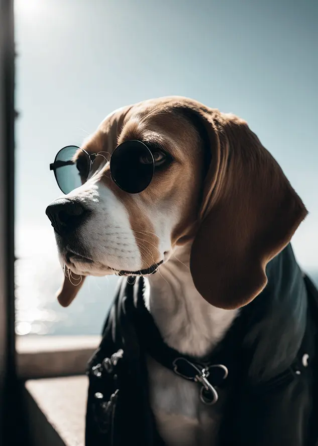 AI Generated Beagle Art