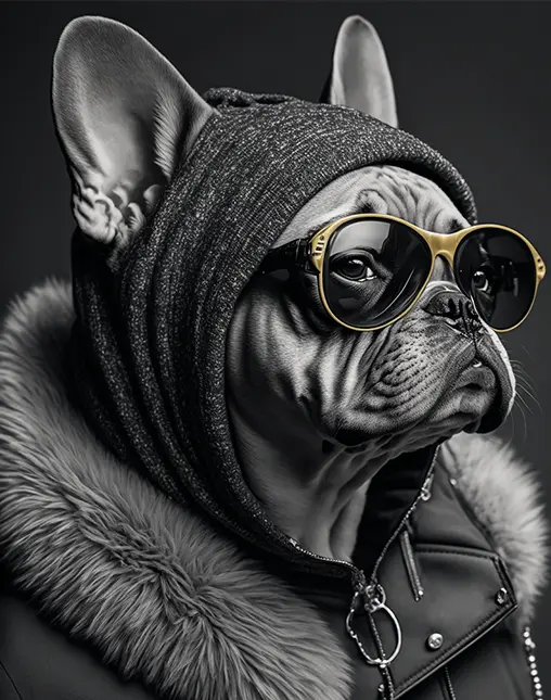AI Generated French Bulldog Art Dog Clipart