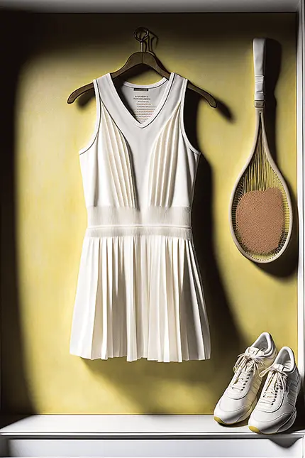 Cute White Dress Dress for Tennis
