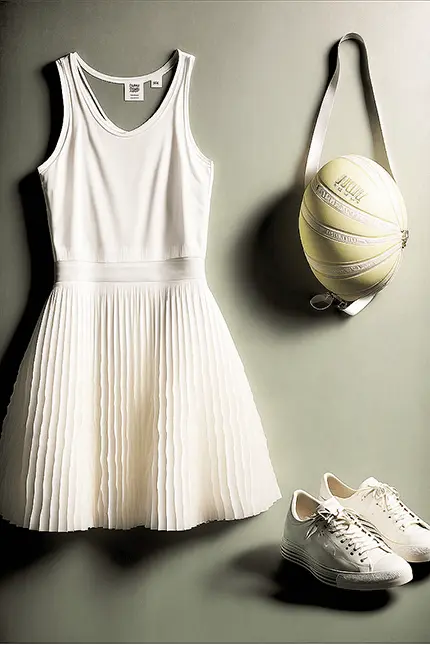 Cute White Preppy Tennis Dress