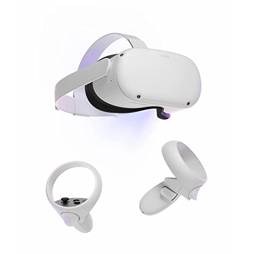Best Virtual Reality Headset Meta Oculus Quest 2 with Controllers on Amazon