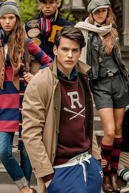 Preppy Aesthetic Dark Academia Outfits from Rugby by Ralph Lauren Collection