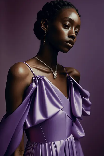 Prom Dress 2023 Purple Silk Y2K Aesthetic 90s Fashion