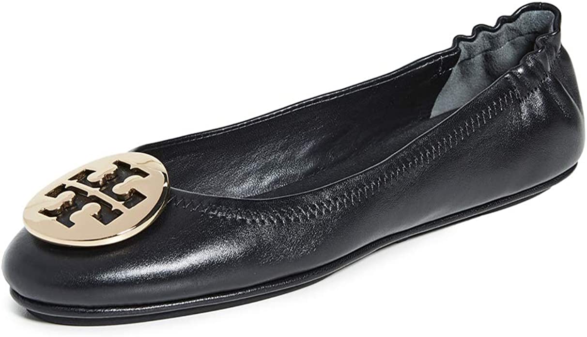 Black Ballet Flats Tory Burch Womens Shoes Womens Preppy Style