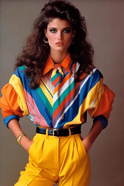 80's colorful fashion online