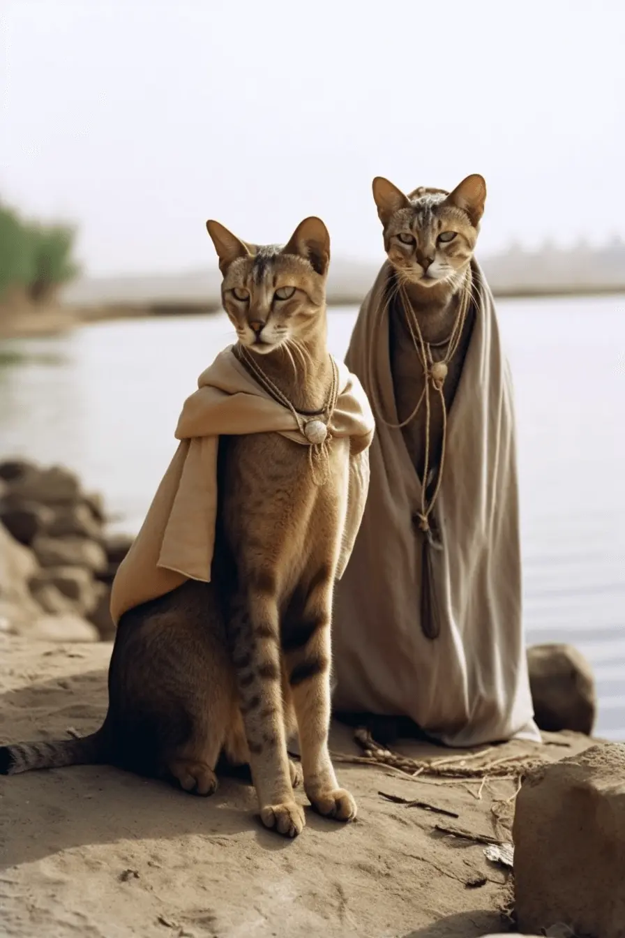 Ancient Egyptian Cats brought to Italy to become Italian Cats