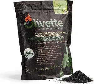 Organic activated charcoal for plant and moss terrariums