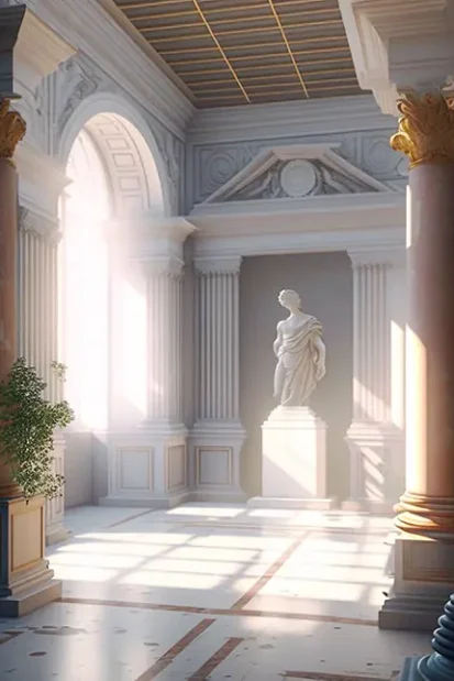 Light Academia Aesthetic Classical Hall